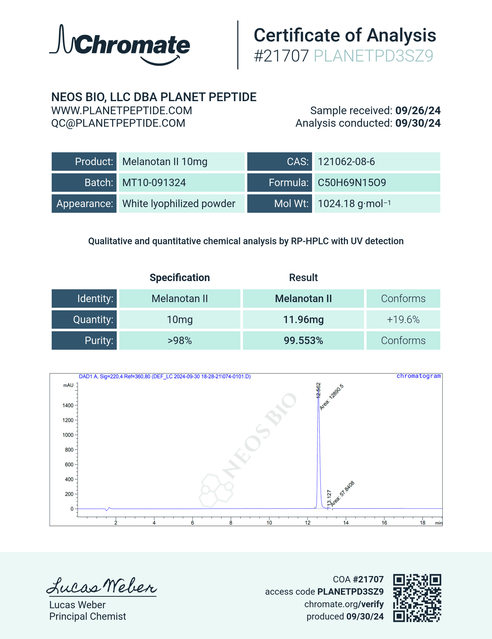 Melanotan II (MT2) 10MG - Image 3