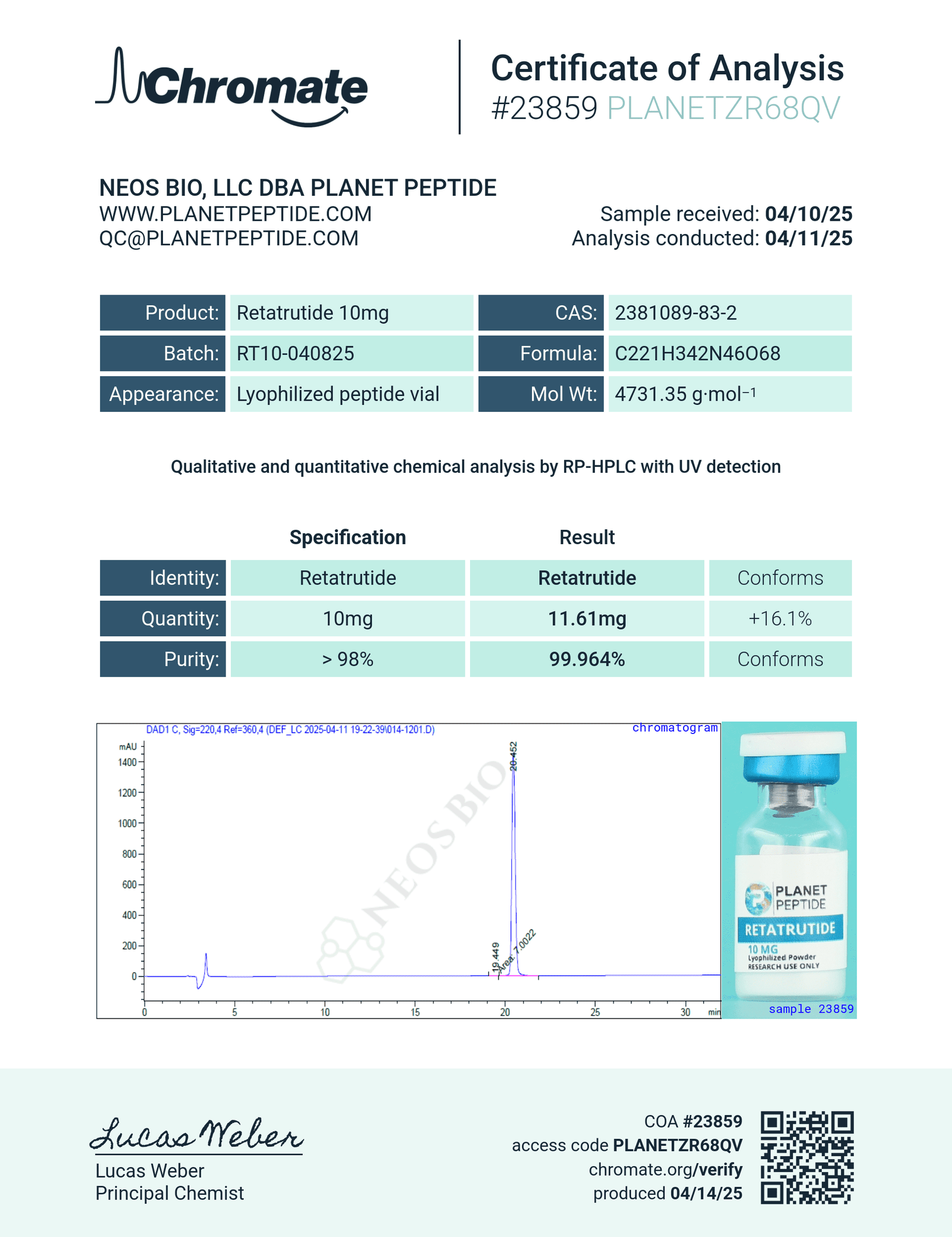 Retatrutide-RUO 10MG - Image 5
