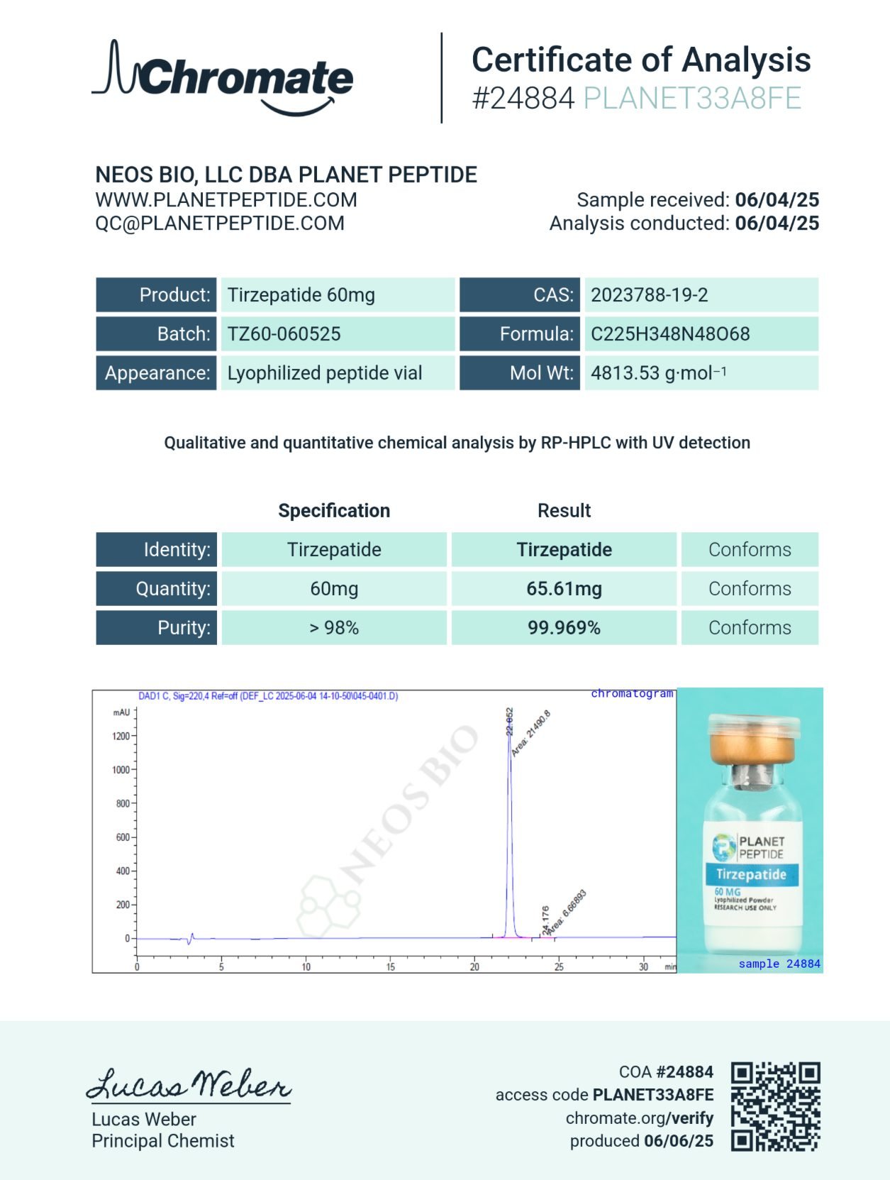 Tirzepatide peptide bulk-RUO 60MG 10 x 60MG - Image 4