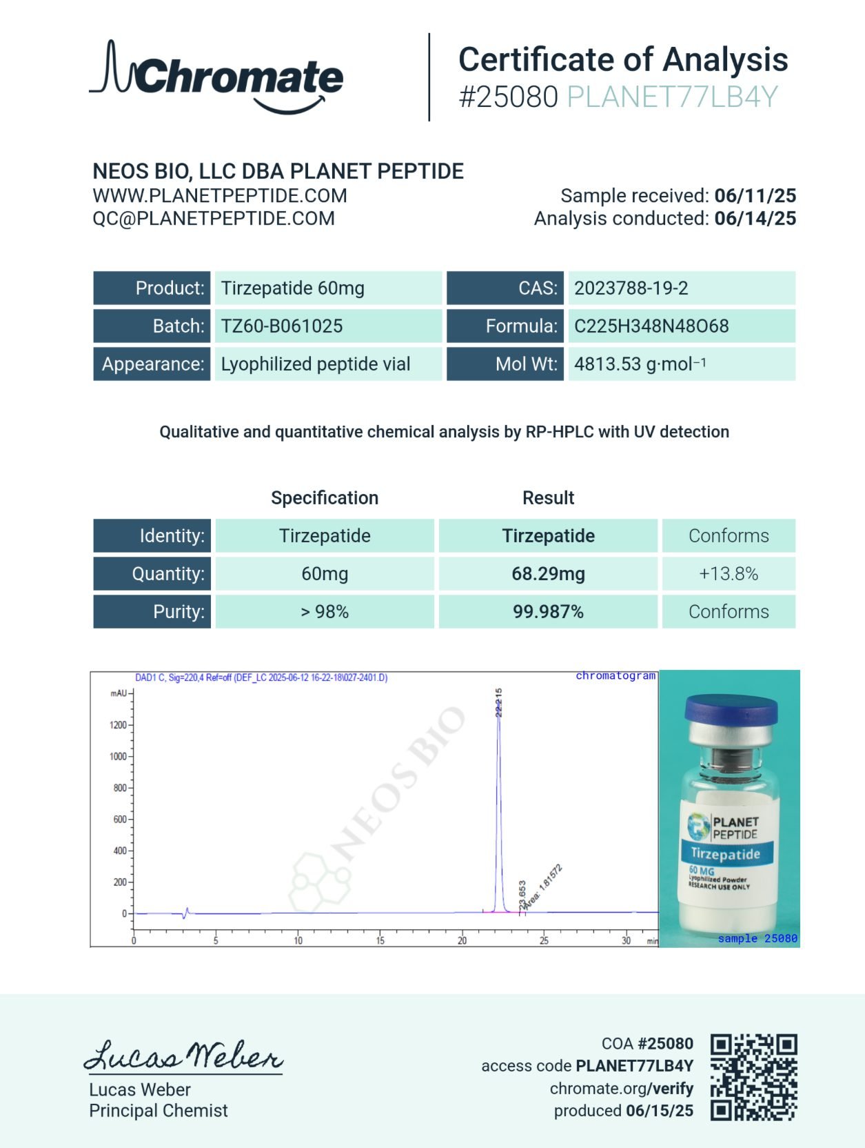 Tirzepatide peptide bulk-RUO 60MG 10 x 60MG - Image 5