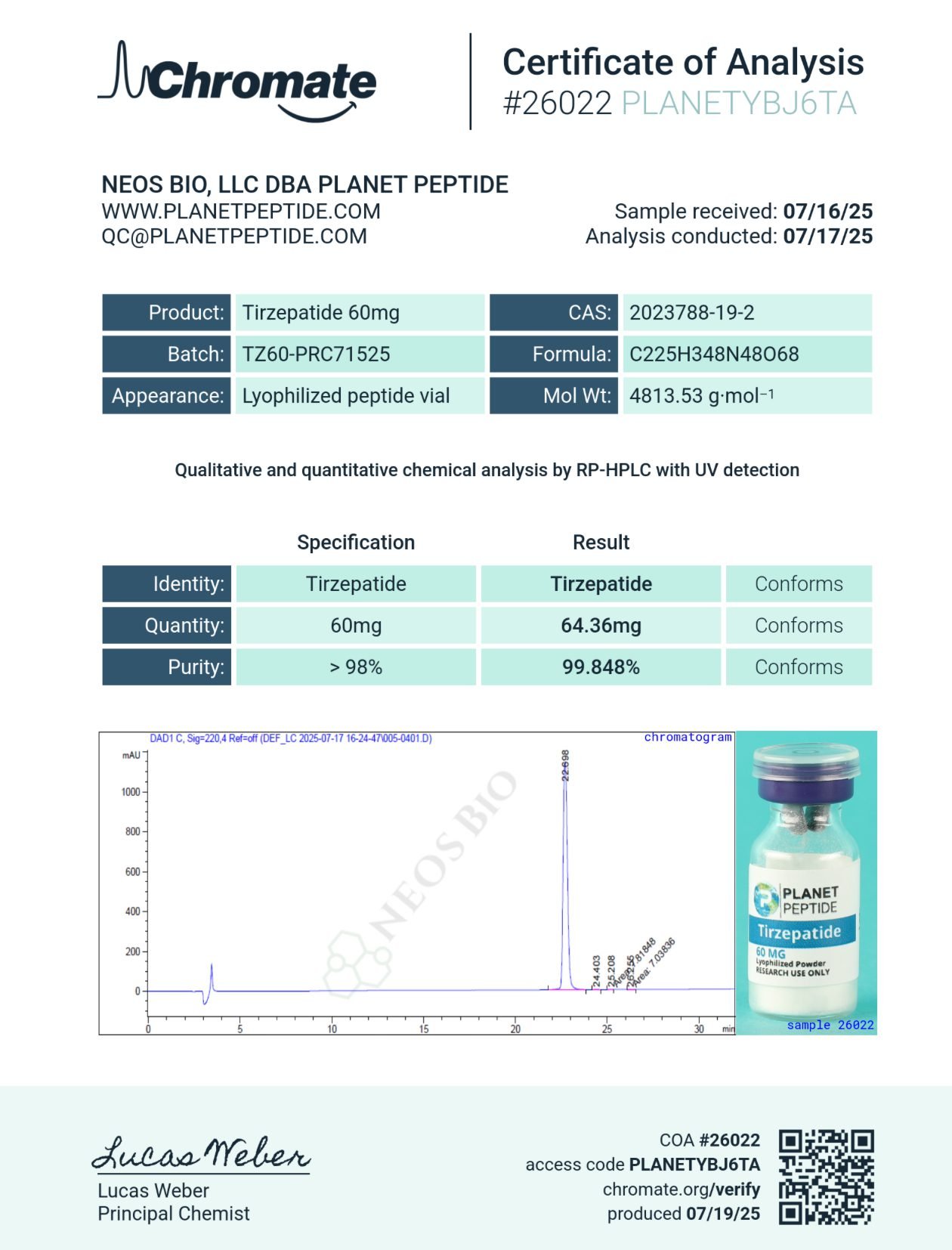 Tirzepatide peptide bulk-RUO 60MG 10 x 60MG - Image 8