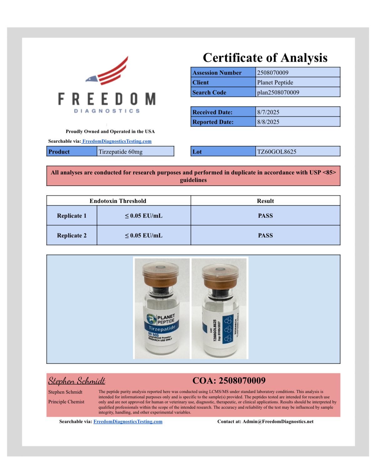 Tirzepatide peptide bulk-RUO 60MG 10 x 60MG - Image 2